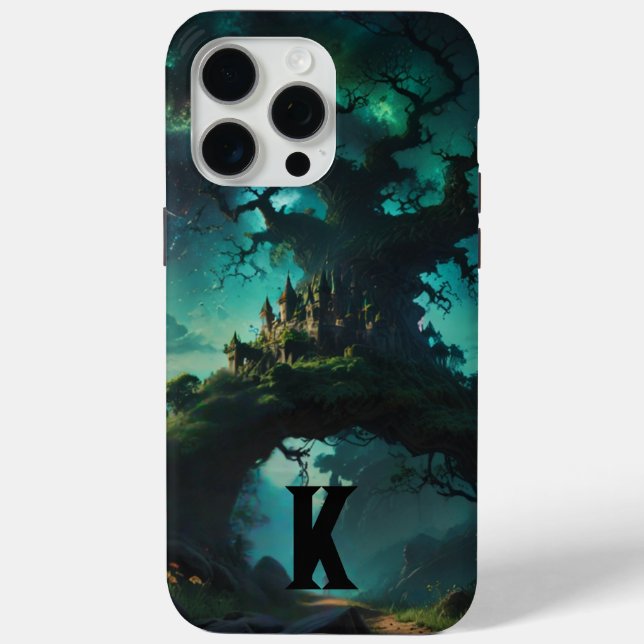 Mystic Nature Personalise Monogram Case-Mate iPhone Case (Back)