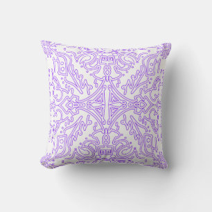 Mystic Nebula Lilac Cushion