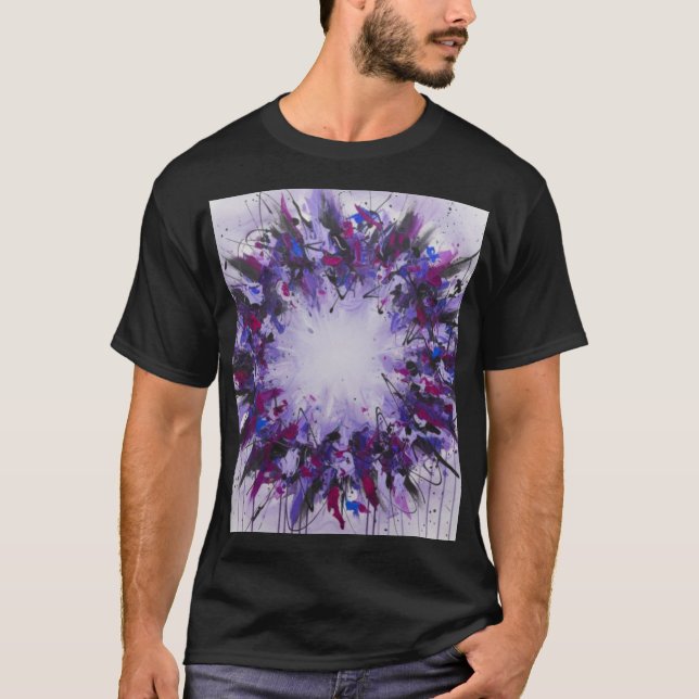 Mystic Orbit-Vortex of colors T-Shirt (Front)