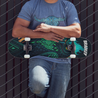 "Mystic Owl" Personalised Skateboard Deck with Cus