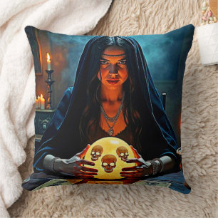 Mystic Psychic Fortune Teller Design Cushion