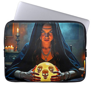 Mystic Psychic Fortune Teller Design Laptop Sleeve