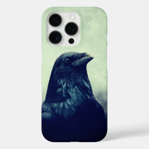 Mystic Raven Aesthetic Graphic iPhone 16 Pro Case