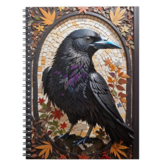 Mystic Raven Mosaic: A Visual Odyssey Notebook