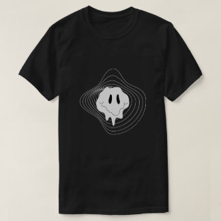 Mystic Ripple Ghost - Modern Minimalist T-Shirt