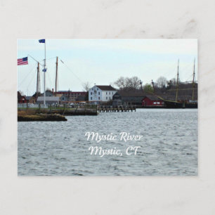Mystic River, Connecticut Postcard