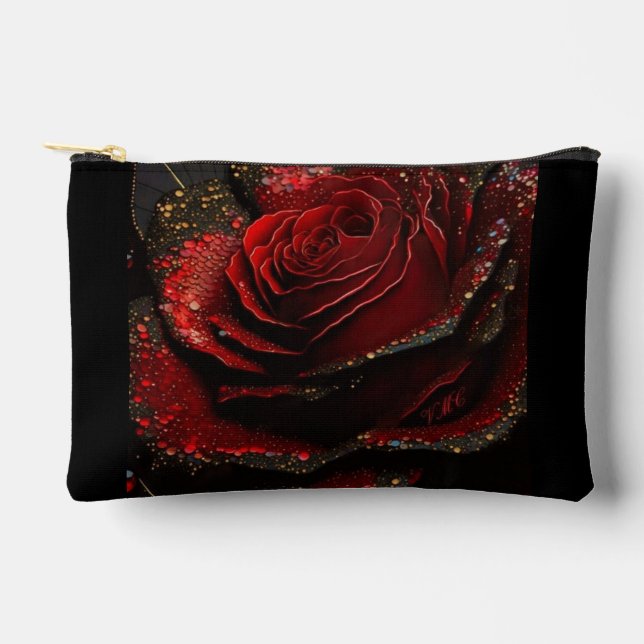Mystic Rose Accessories Pouch (Front)