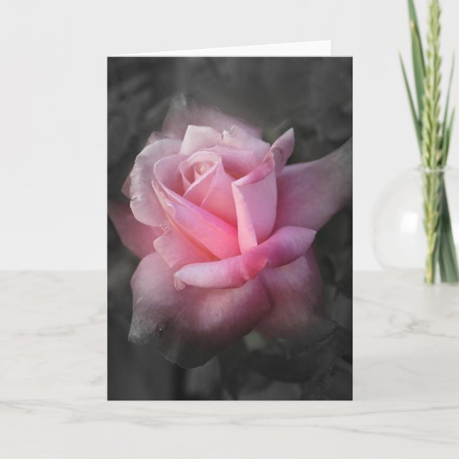 Mystic Rose Greeting Card (Front)