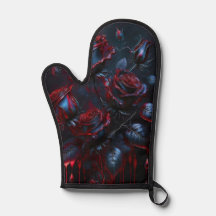 Mystic Rose Oven Mitt