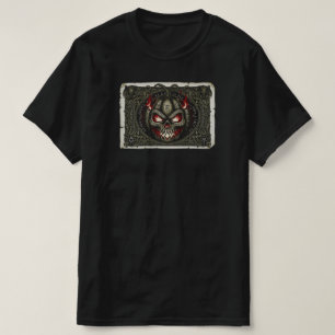 Mystic Rune Pumpkin Skull BLACK ONLY T-Shirt