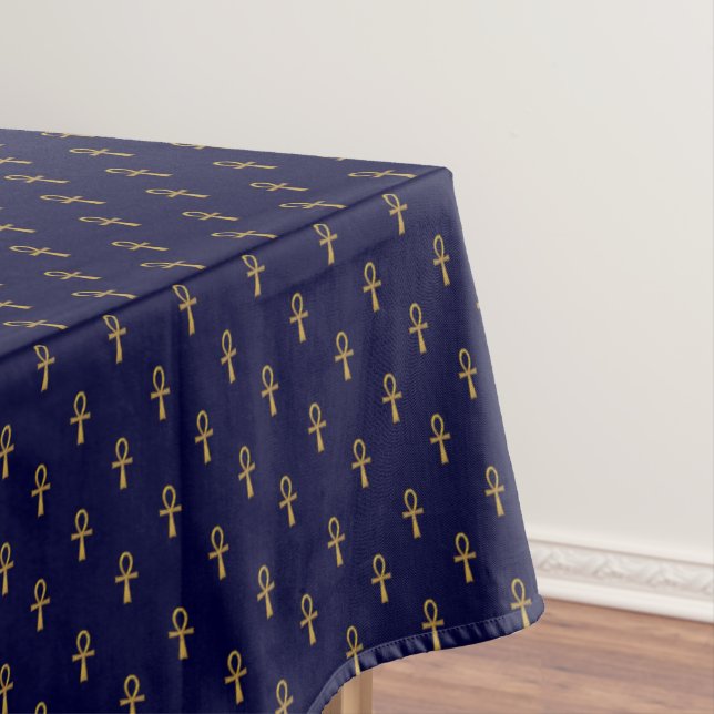 MYSTIC SEA OF ANKHS TABLECLOTH (In Situ)