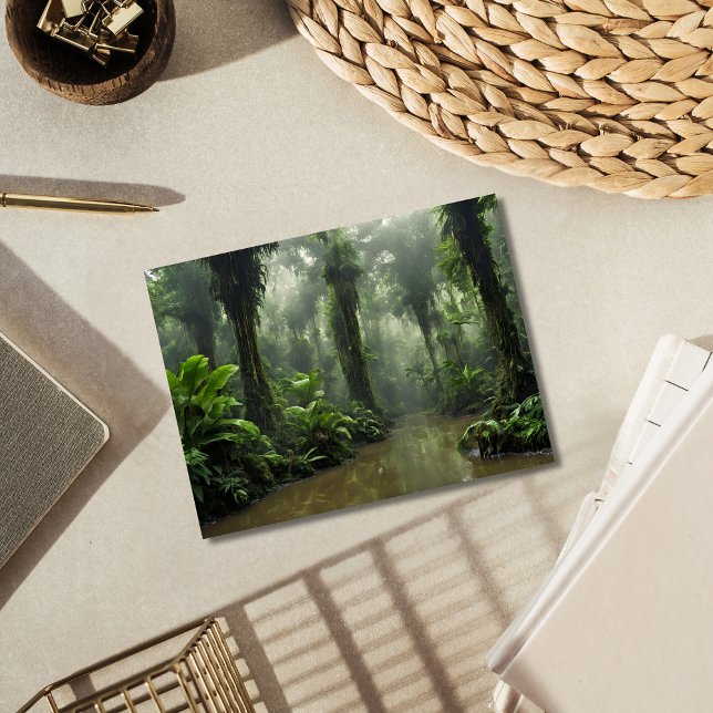 Mystic Serenity: The Enchanted Rainforest Postcard (Creator Uploaded)
