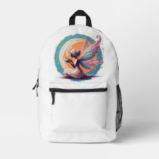 Mystic Sip Printed Backpack