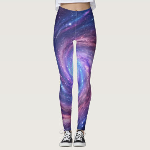 Mystic Spiral Galaxy Vortex Leggings