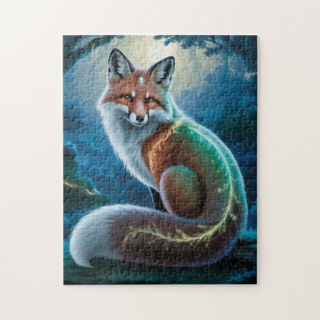 Mystic Spirit Fox Jigsaw Puzzle (Vertical)