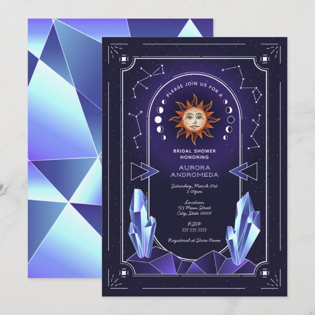 Mystic Sun Event Invitation (Front/Back)