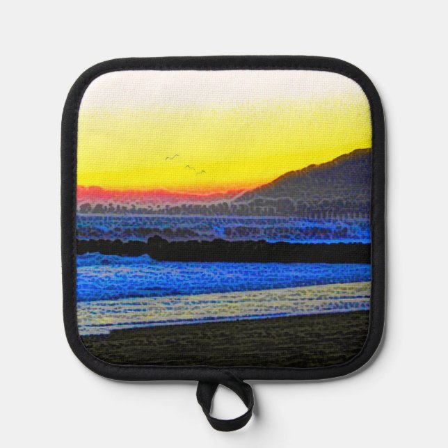 Mystic Sunset  Pot Holder (Front)