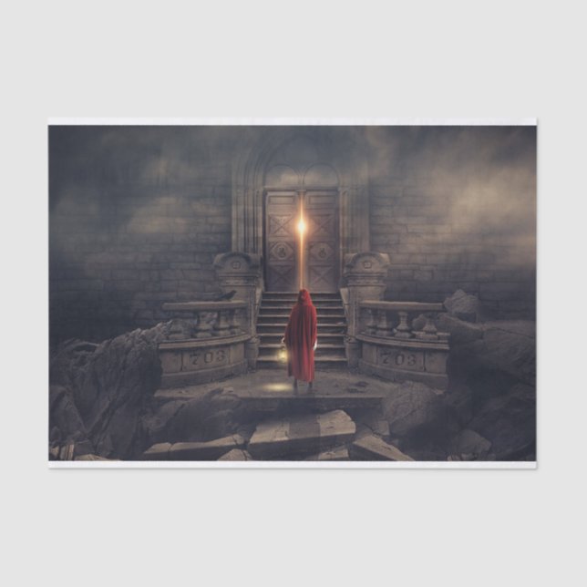 mystic temple tissue paper (Front)