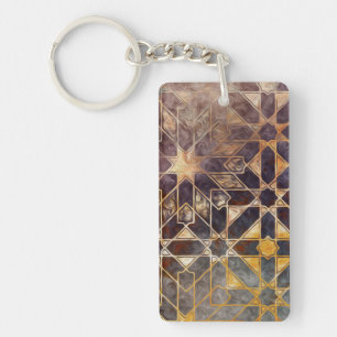 Mystic Tiles I Key Ring