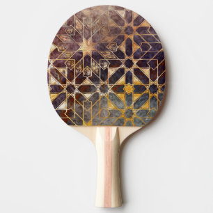 Mystic Tiles I Ping Pong Paddle