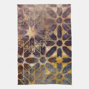 Mystic Tiles I Tea Towel