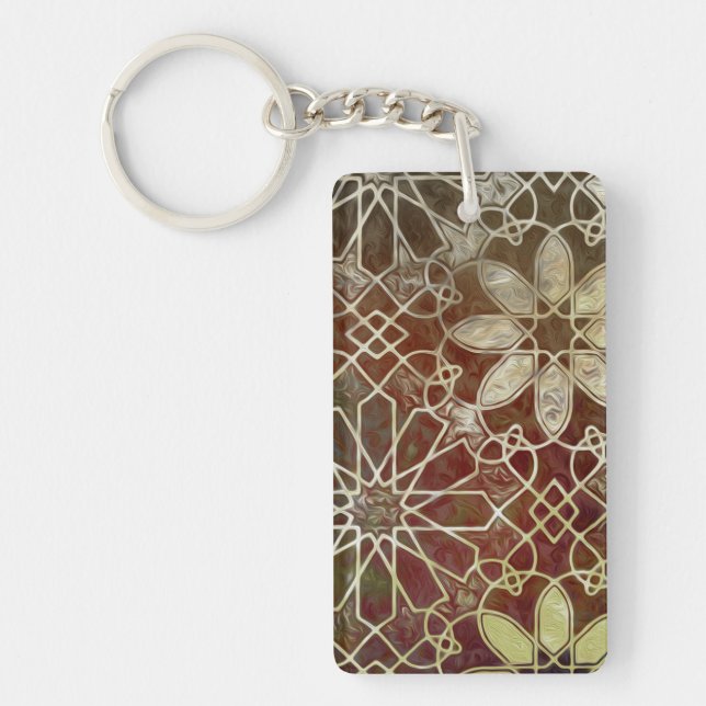 Mystic Tiles II Key Ring (Front)