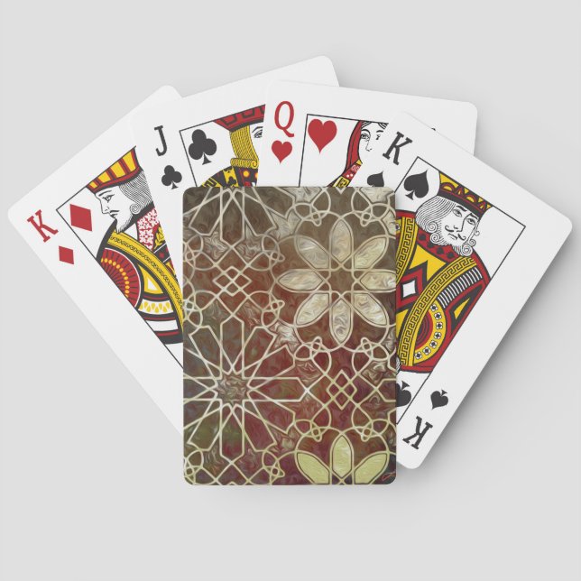 Mystic Tiles II Playing Cards (Back)