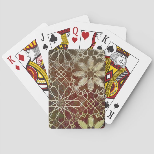 Mystic Tiles II Playing Cards (Back)