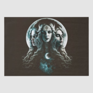 Mystic Triple Goddess Twist Decoupage Tissue Paper