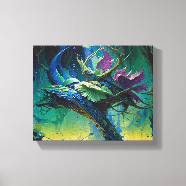 Mystic twist canvas print (Front)