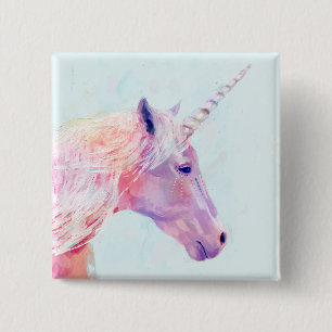Mystic Unicorn 15 Cm Square Badge