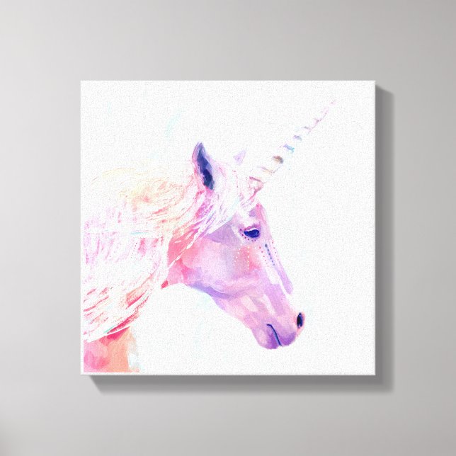 Mystic Unicorn Canvas Print (Front)