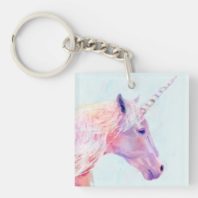 Mystic Unicorn Key Ring (Front)