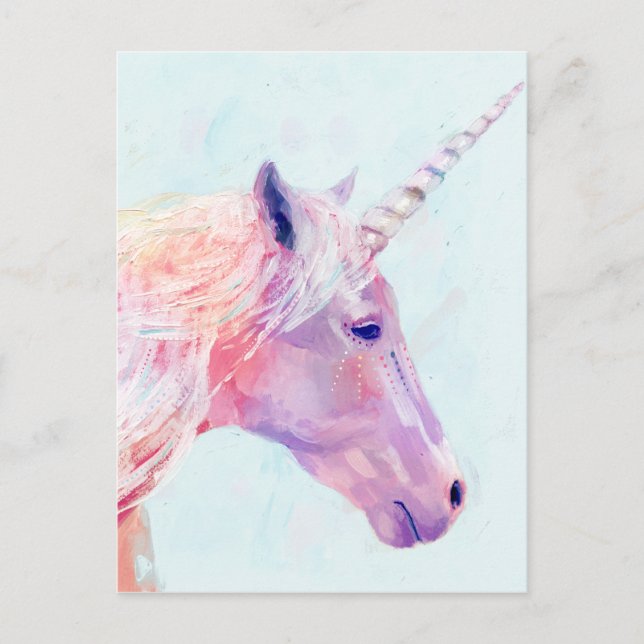 Mystic Unicorn Postcard (Front)