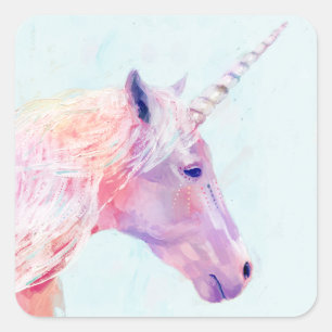 Mystic Unicorn Square Sticker