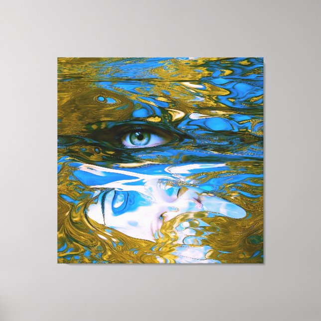 Mystic Waters Canvas Print (Front)