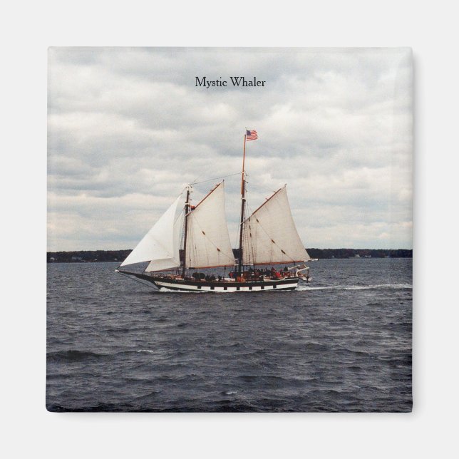 Mystic Whaler magnet (Front)