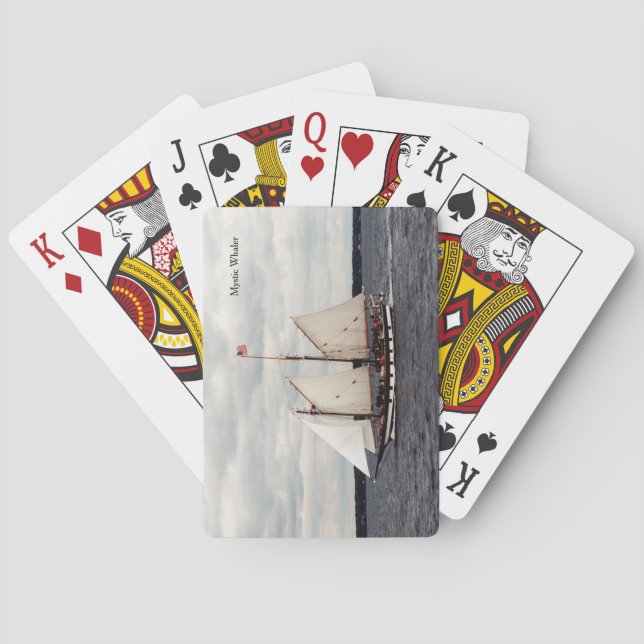 Mystic Whaler playing cards (Back)
