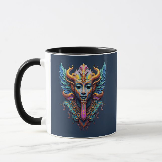 Mystic Winged Deity Mug (Left)