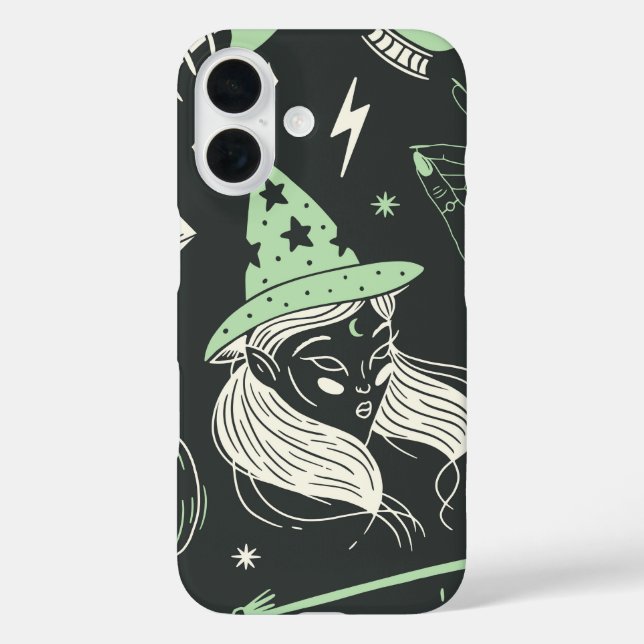 Mystic Witch Aesthetic Halloween Magic Case-Mate iPhone Case (Back)