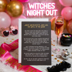 Mystic Witch Bachelorette Party Mad Libs