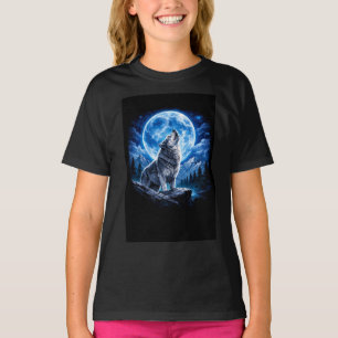 Mystic Wolf Howling T-Shirt
