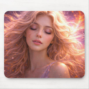 Mystic Woman Mousepad - Galactic Beauty