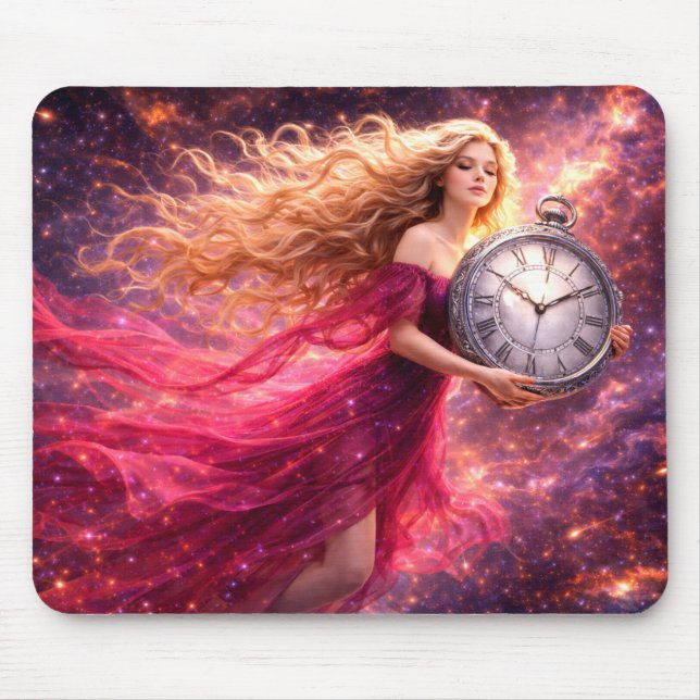 Mystic Woman Mousepad - Galactic Beauty (Front)