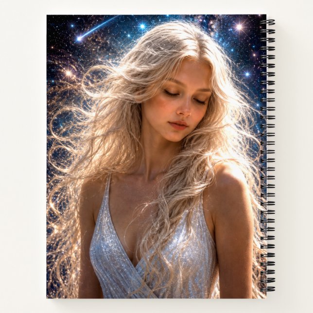 Mystic Woman Notebook – Your Space for Thoughts (Back)