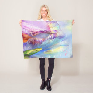 Mystical Abstract Fleece Blanket