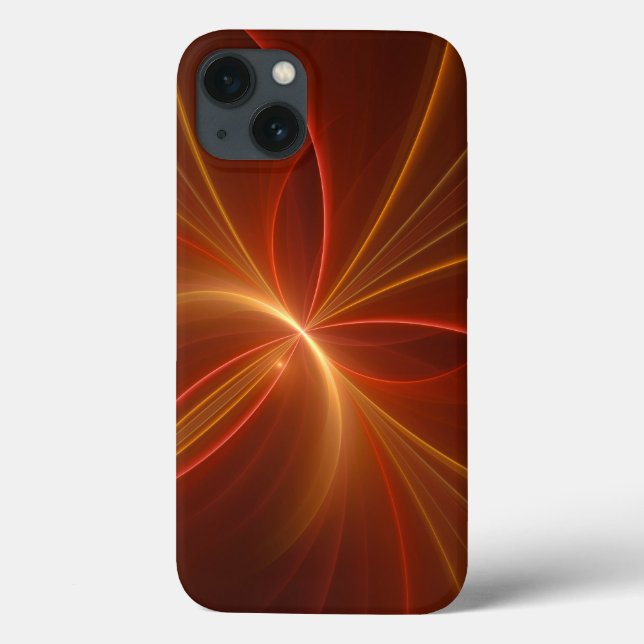 Mystical Abstract Fractal Art Modern Warm Colors Case-Mate iPhone Case (Back)