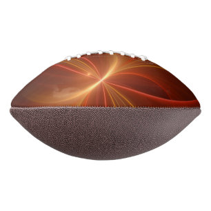 Mystical Abstract Fractal Art Modern Warm Colours American Football