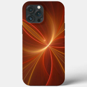 Mystical Abstract Fractal Art Modern Warm Colours iPhone 13 Pro Max Case