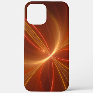 Mystical Abstract Fractal Art Modern Warm Colours iPhone 12 Pro Max Case